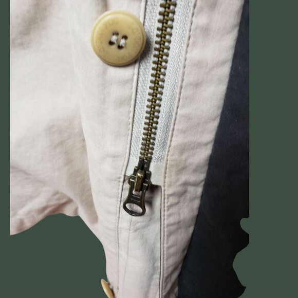 London Fog Jacket Parka Down Filled Removable Lining & Hood Beige/Brown Large - Picture 12 of 16